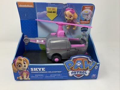 PAW PATROL SKYE TRANSFORMING HELICOPTER | eBay