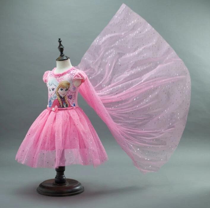 Girl Dress Frozen Costume Princess Queen Elsa Party Birthday size 3-10Yrs - image 3 of 4