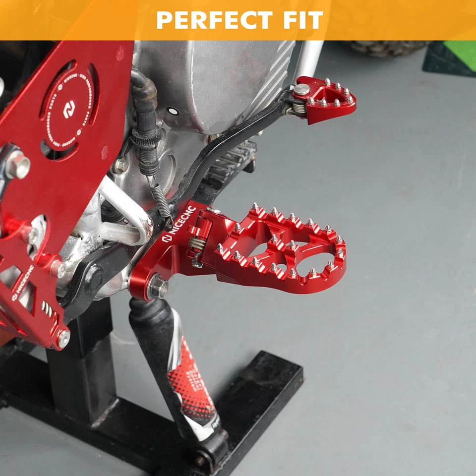 Reposapiés para Honda XR 250R 400R 1996-2004 XR650L 1993-2025 CR80R 96-02 Foto 3 de 4