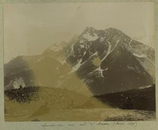 Maneuver at the Col d'Anon. military. Military. Alpine hunters? Hautes-Alpes.