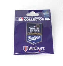 LA Dodgers 2024 World Series Champions Pin by WinCraft