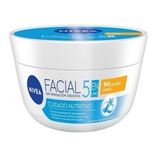 Nivea Facial Crema Cuidado Nutritivo 200ml 5 en uno Manteca de Karite