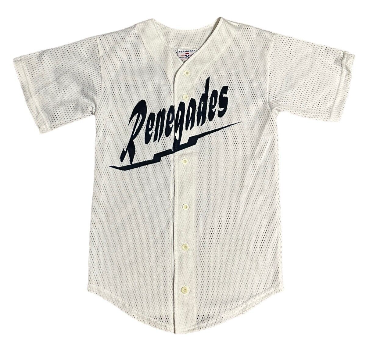 Vintage 90s Renegades Baseball Jersey Small Made in USA Short Sleeve