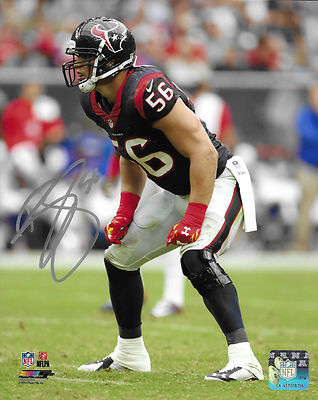 Brian Cushing Autographed Football 2025