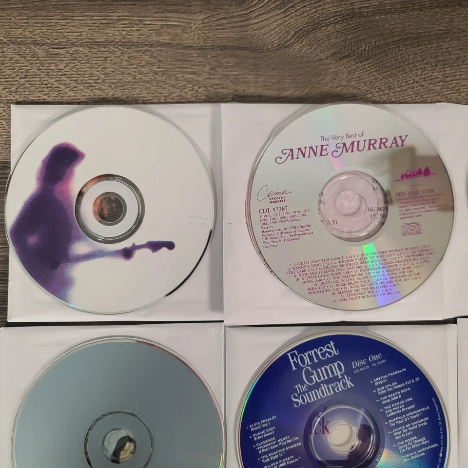 Mixed CD Albums Forrest Gump Soundtrack Elvis Cher Kenny Loggins Billy Joel - Image 2 of 4