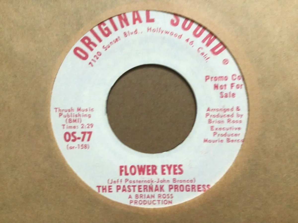 PASTERNAK PROGRESS Cotton Soul / Flower Eyes 1967 KILLER DOORS TYPE PSYCH  M- DJ