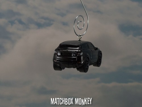 '15 Santorini Black Metallic Land Range Rover Evoque Christmas Ornament 1/64 SUV - Picture 7 of 8