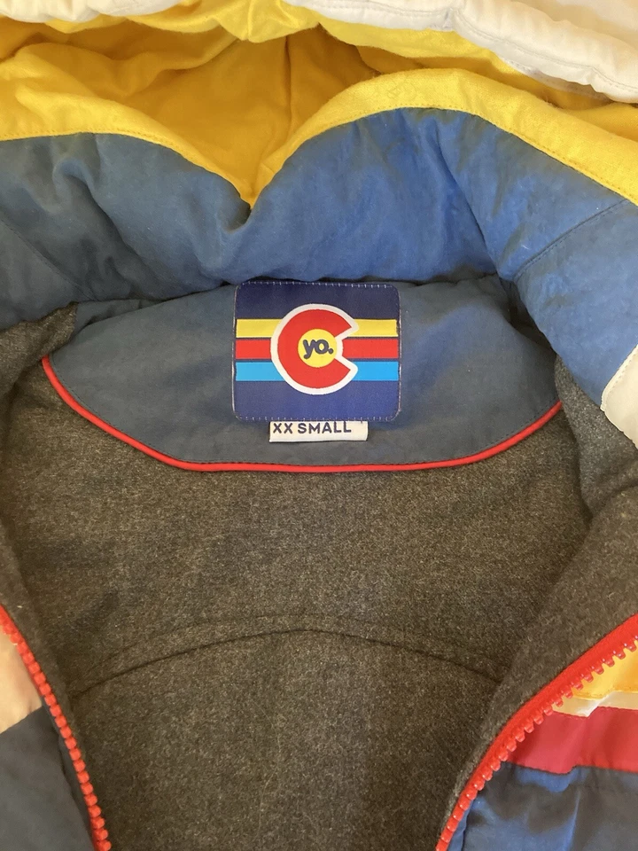 Chaleco acolchado Yo Colorado Epic Fader unisex XXS con capucha Foto 4 de 4