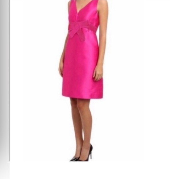 Kate Spade New York Origami Bow A-Line Tokyo Mini Dress Pink