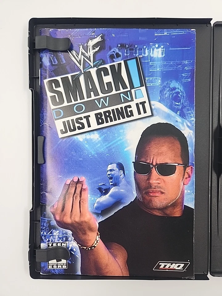 WWE SmackDown Just Bring It PS2 PlayStation 2 Complete CIB - Image 4 of 4