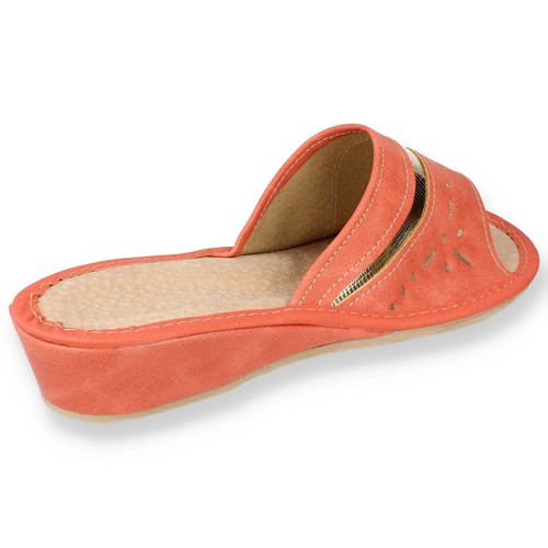 Damen Pantoletten mit Keilabsatz Hausschuhe Open-Toe Gr. 36-41 filsko Opatija - Bild 23 von 28