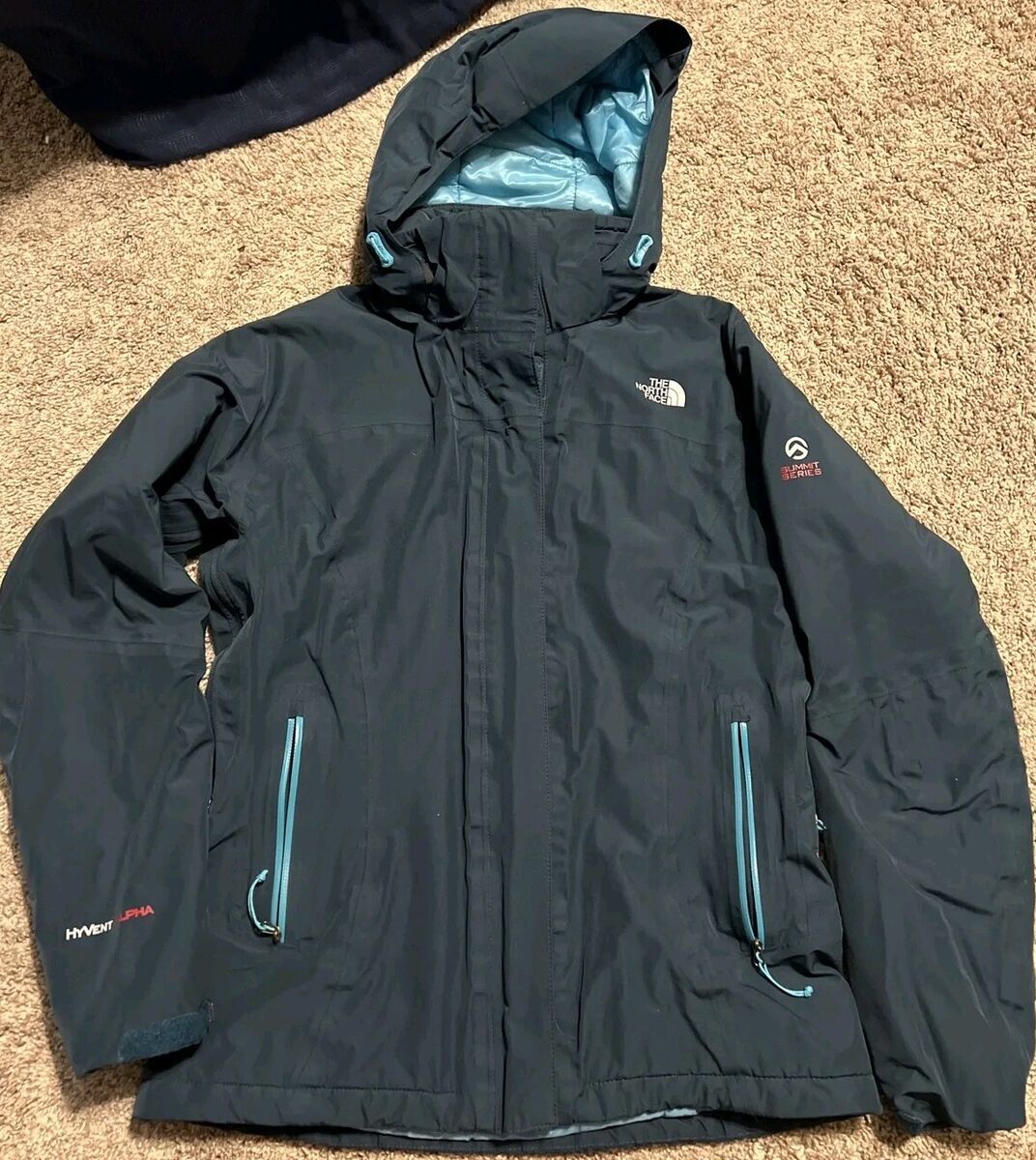 The North Face Hyvent Alpha Summit Series Womens Hooded Blue The North Face Hyvent Alpha Summit Series Womens Hooded Blue