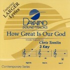 Chris Tomlin How Great Is Our God   Accompaniment Cd Read Description CD New