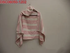 Small Stain, Welspun Toddler Pink and White Hooded Towel 3T-5T