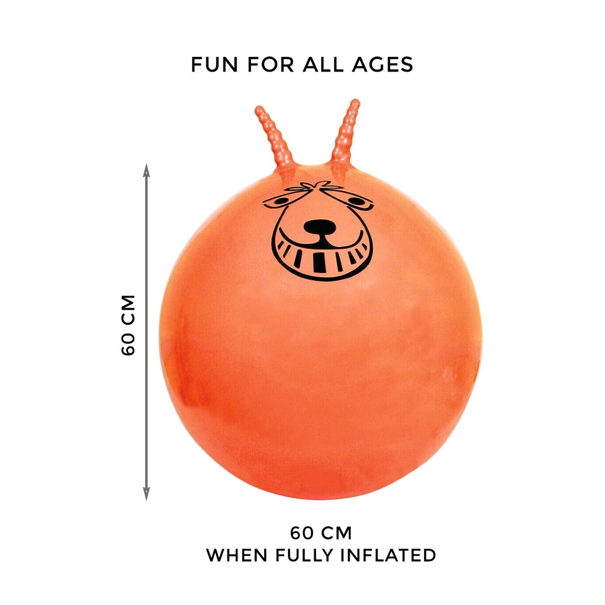 Large Exercise Retro Jump Giant Space Hopper Toy Kids Adult Party Game Free Pump
