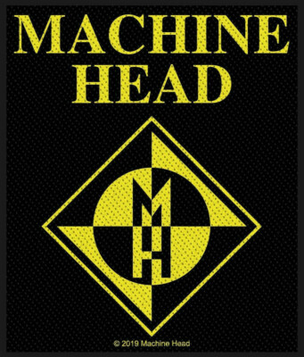 MACHINE HEAD PATCH AUFNÄHER # 13 BURN MY EYES LOGO 10x8cm FLICKEN ABZEICHEN