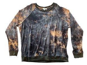 distressed tie dye sweatshirt