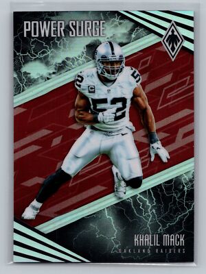 2017 Panini Phoenix #PS-17 Khalil Mack Power Surge