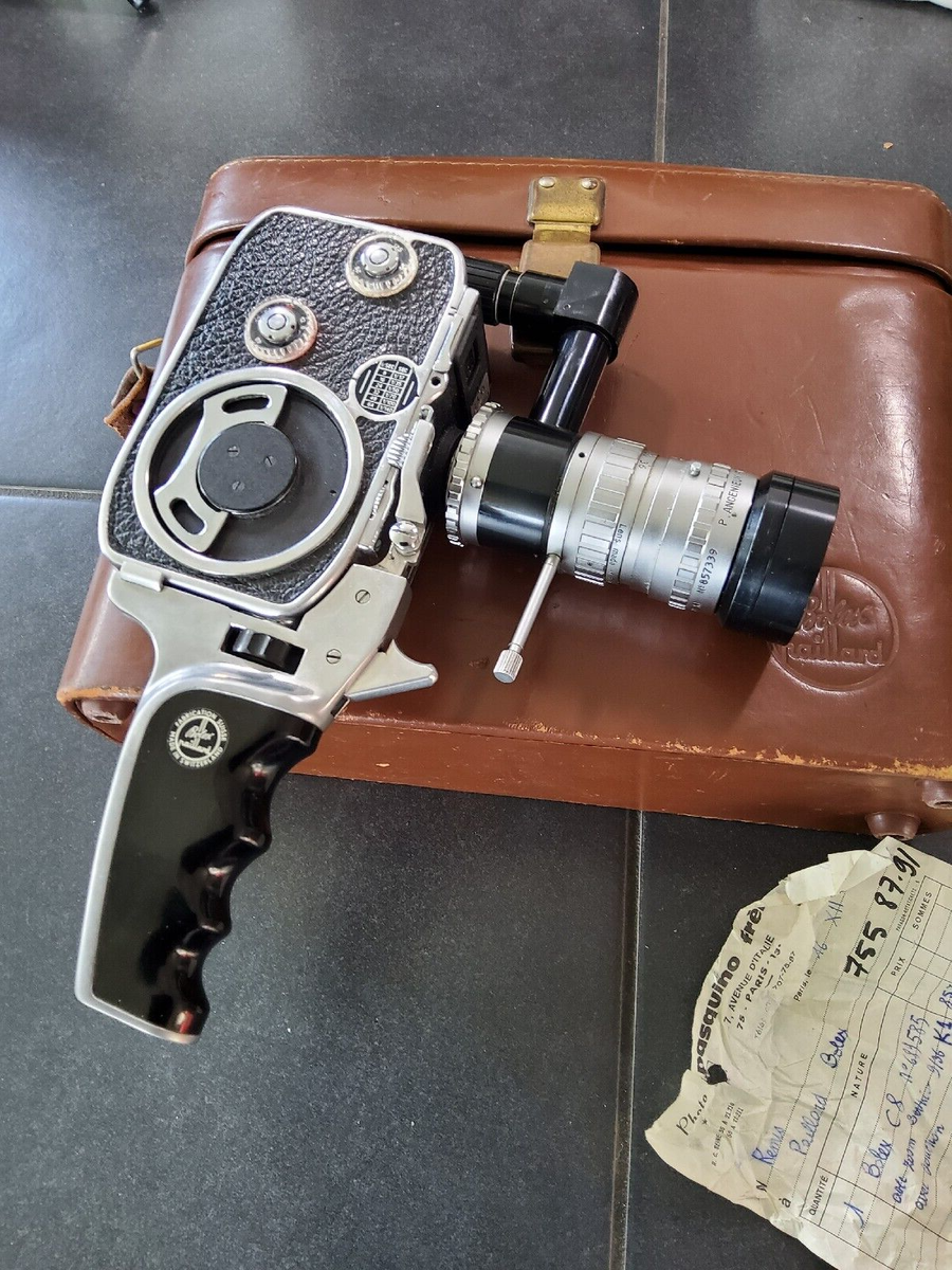 BOLEX PAILLARD C8 Caméra 8mm vintage poignée pistolet - Photo, audio & vidéo