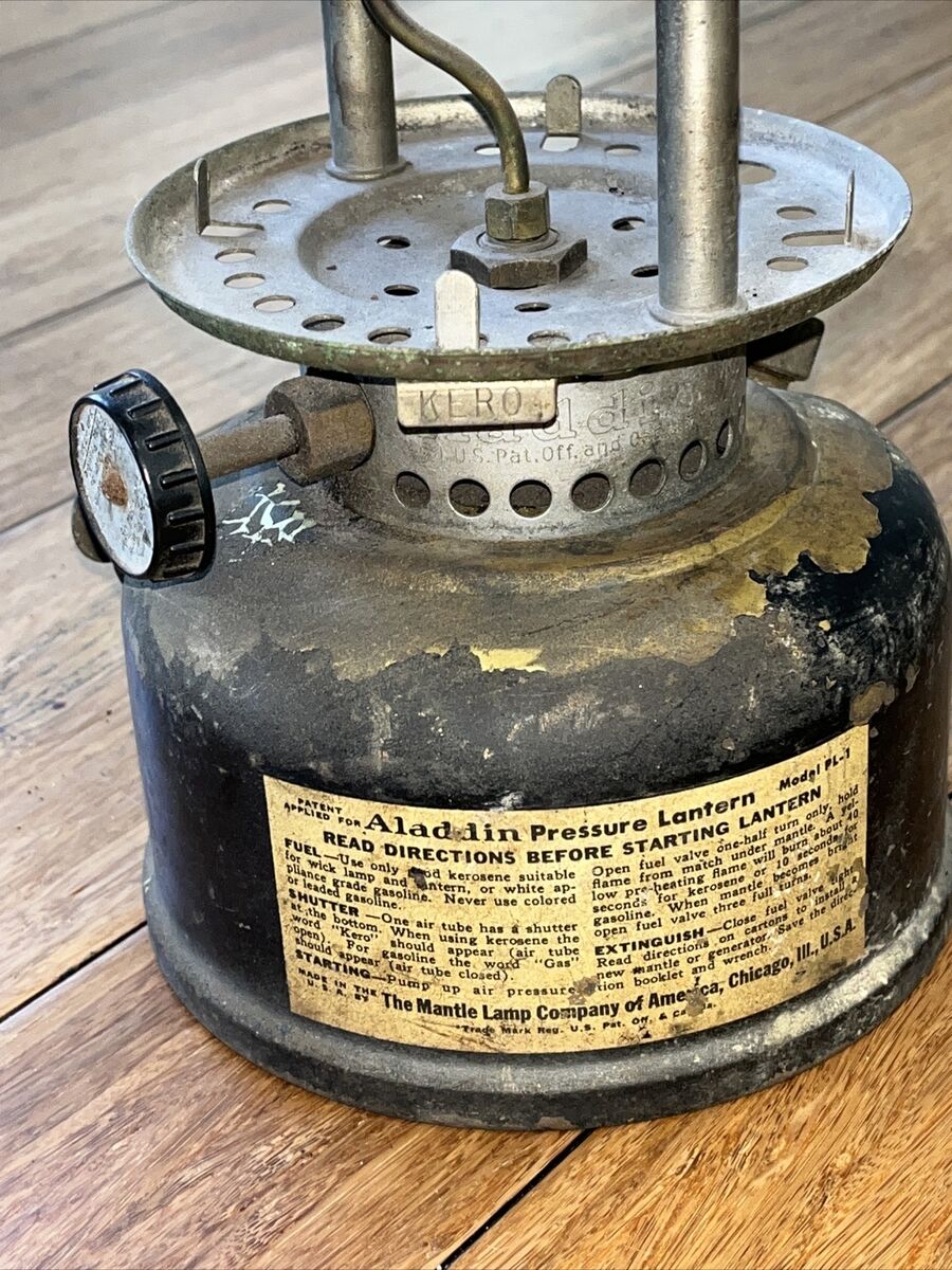 ALADDIN PL-1 PL1 Kerosene / Gasoline Pressure Lantern Lamp ALADDIN PL-1 PL1 Kerosene / Gasoline Pressure Lantern Lamp