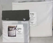 Noble Excellence Villa GREEK KEY New Full/Queen Duvet Cover White Pebble W/Shams