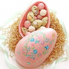 3D Half Sphere Easter Eggs Silicone Mold DIY Cake Chocolate Egg Baking Mould UK
