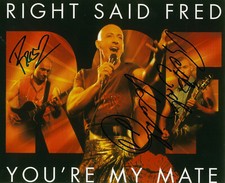 Right Said Fred autographs signed 20x25 cm picture