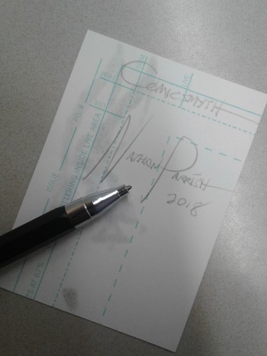 porky pig original color art sketch card drawing comic nathan