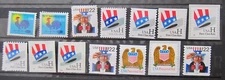 US, #3257- 3271, 3353  Regular issue 1998-99 stamps, 14v, MNH