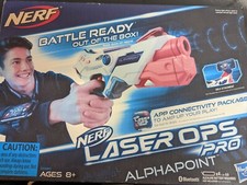 Hasbro Nerf Laser Ops Pro AlphaPoint Blaster Battle Ready Out Of Box Age 8 Up