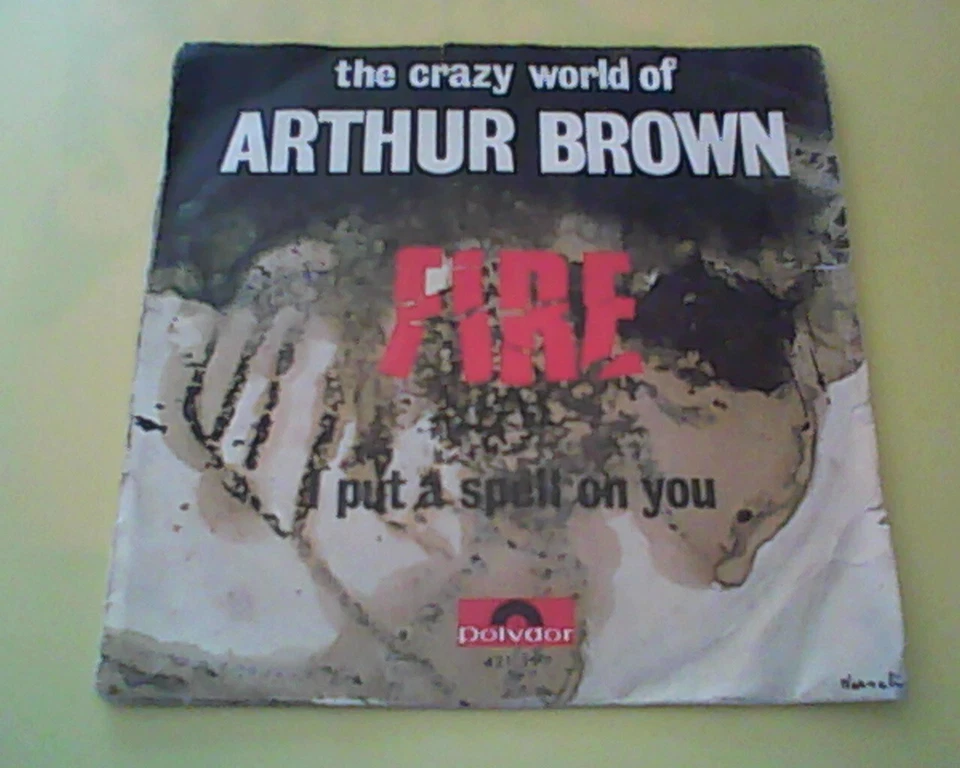 45 TOURS SP ARTHUR BROWN FIRE POLYDOR 421 197 DE 1968 - Photo 1/1