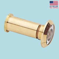 Door Viewer Brass 200 Degree 1 3/8 X 2 | Renovator's Supply on sale Door Viewer Brass 200 Degree 1 3/8 X 2 | Renovator's Supply on sale