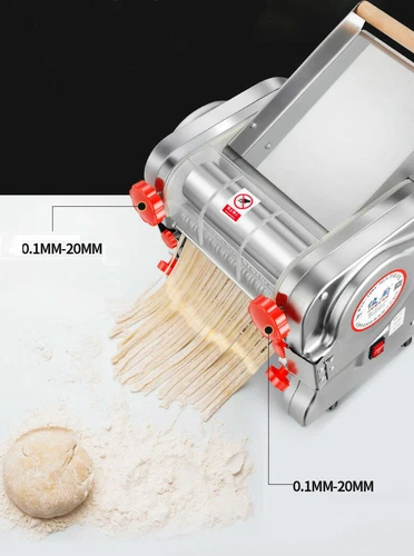Máquina de fideos de 3/9 mm para hacer piel albóndigas máquina de prensa de pasta eléctrica comercial. - Imagen 19 de 26