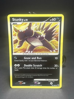 Stunky Reverse Holo 60 HP Stormfront 76/100 Basic English 2008