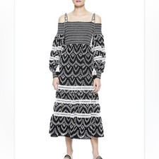 Alice + Olivia Catia Dress - Size XS - Smocked Bodice