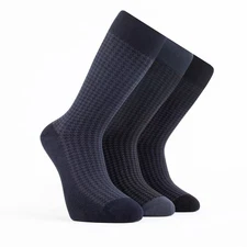 Men’s Bamboo Dress & Trouser Socks 12-Pack - 371-374