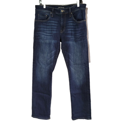 Mavi Straight Jeans Zach Dark Wash Blue Jean Stretch Men's 32 x 32