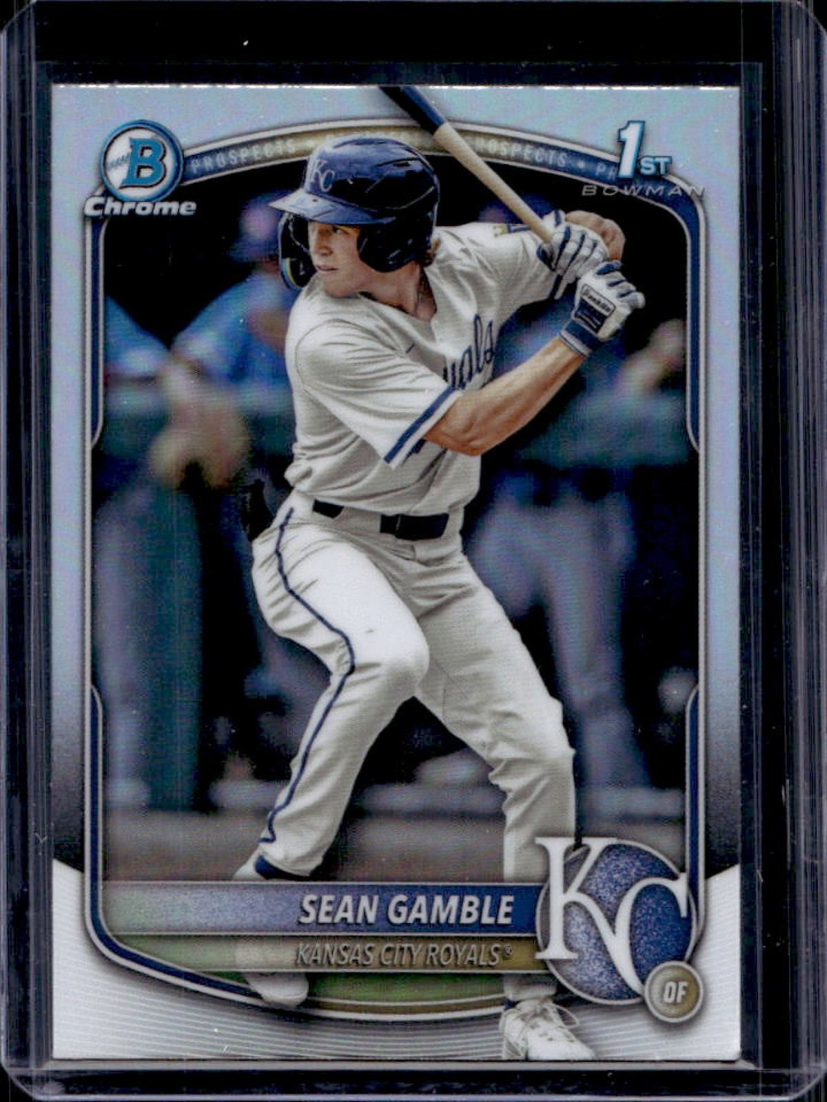 2025 Bowman Draft Sean Gamble Chrome Refractor 1st Prospect #BDC-178 Royals