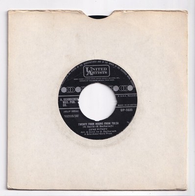 (AL222) Gene Pitney, Twenty Four Hours From Tulsa - 1963 - 7 inch vinyl