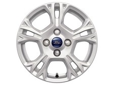 Ford Fiesta Jante en alliage 15" 5 x 2 branches, argent brillant 2012-2017