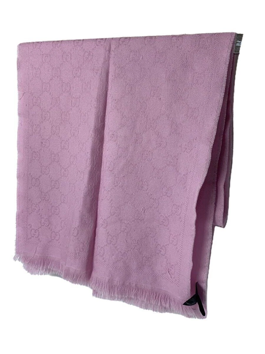 Echarpe femme GUCCI motif GG laine rose 133483 Occasion