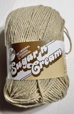 SUGAR  N CREAM COTTON YARN. 1pk. 4oz. JUTE. ICombine Shipping. READ DET