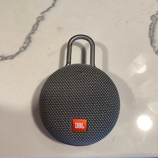 JBL Clip 3 Portable Bluetooth Speaker - Black - Tested  Working