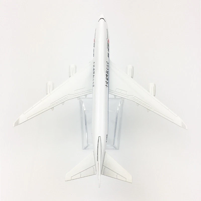 Modello Aereo in Lega Diecast 1:400 Boeing 747-4J6 Air China 16cm Da Collezione - Immagine 4 di 4