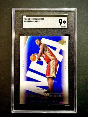 lebron james rookie card graded 10 Cleveland Cavaliers 2004 Upper Deck National Trading Day PSA GEM MINT : Collectibles & Fine Art proof acrylic case for preservation Graded 2003 LeBron James rookie