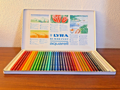 Vintage  LYRA Rembrandt Aquarell 36er Set  UNBENUTZT VOLLSTÄNDIG Artist Pencil