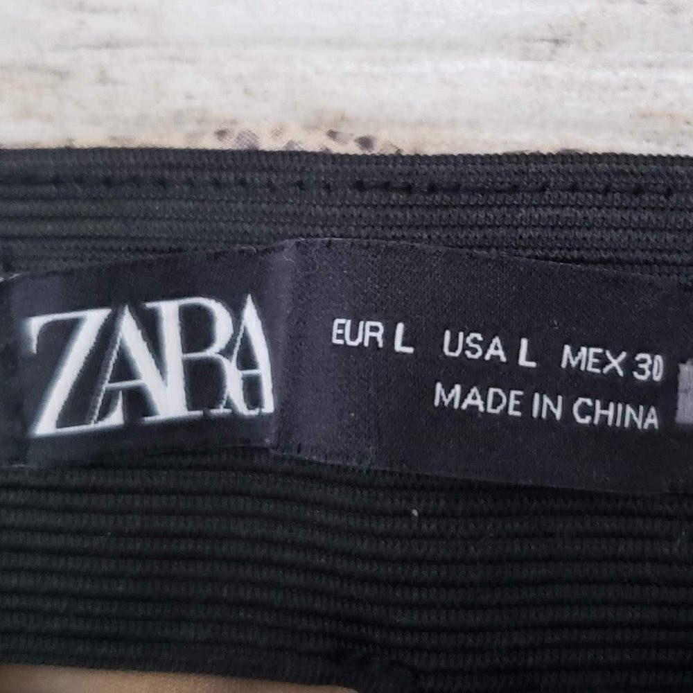 Zara Python Snake Skin Pattern Leggings Women's A… - image 6