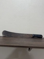 VINTAGE COLLINS & CO LEGITIMUS WWII MACHETE JUAN BIMBA #1247 Broke Handle 24”