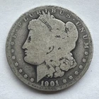1901 P Morgan Silver Dollar Coin United States $1 Silver Coin