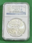 2013 Silver Eagle Early Releases NGC MS69